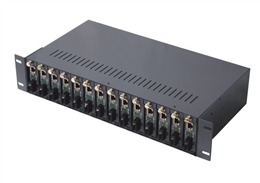 14槽光纖收發(fā)器機架