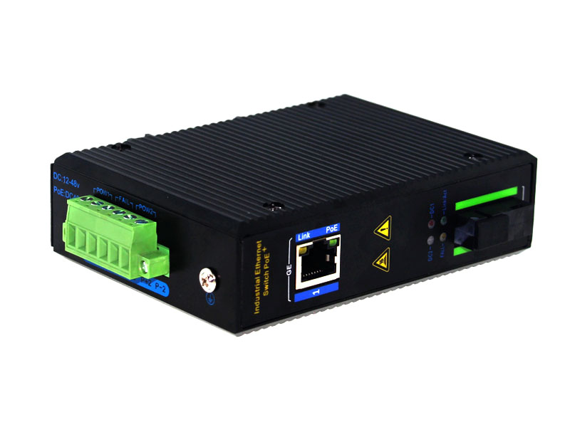 工業級百兆1光1電光纖交換機