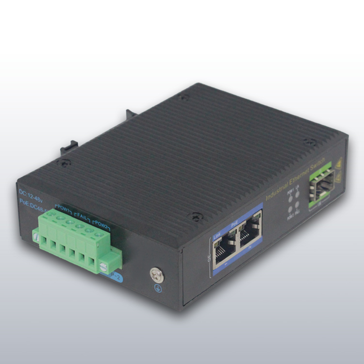 工業(yè)級百兆1光2電SFP光纖交換機(jī)