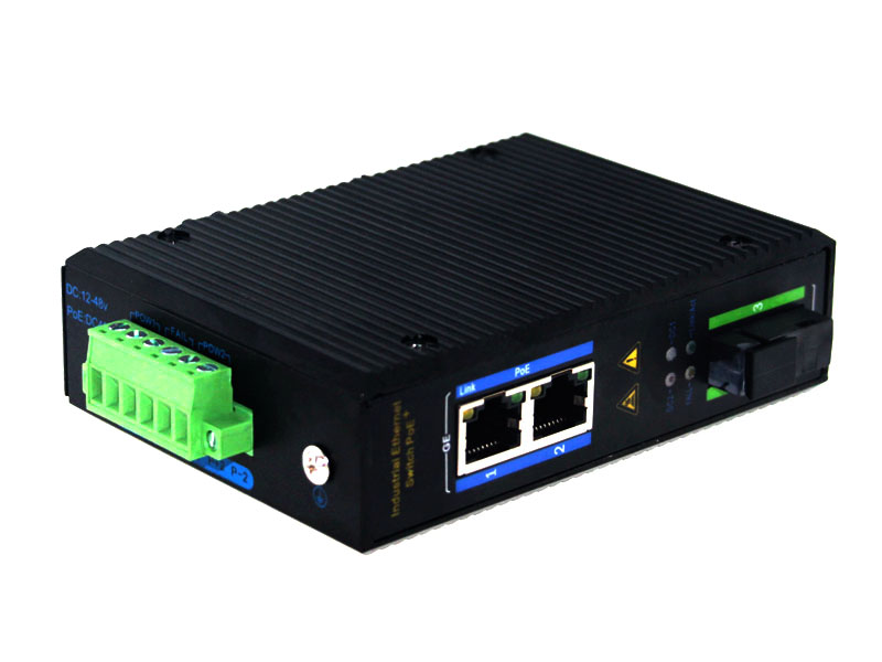 工業級千兆1光2電光纖交換機